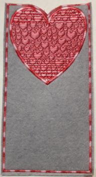 Preview: ITH - Stickdatei Schokoladenhülle Valentinsherz